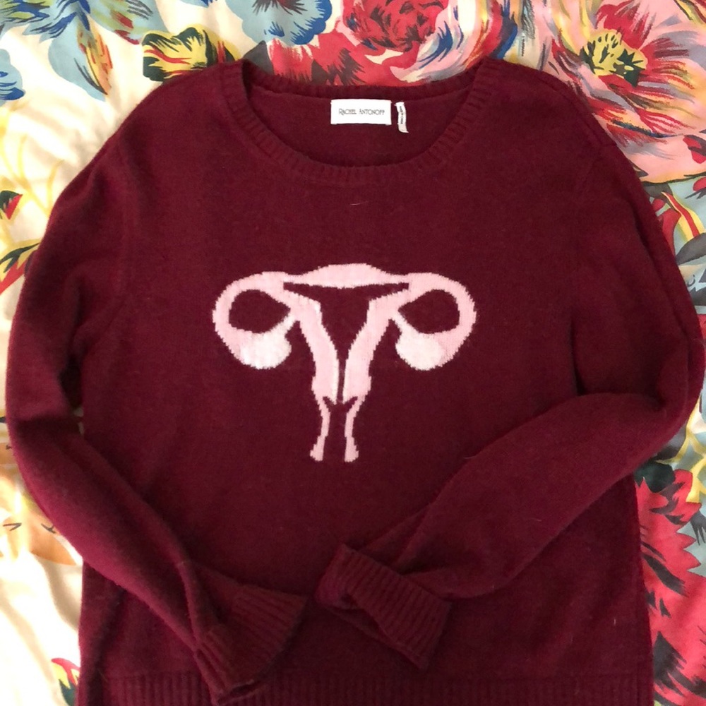 Reproductive system sweater